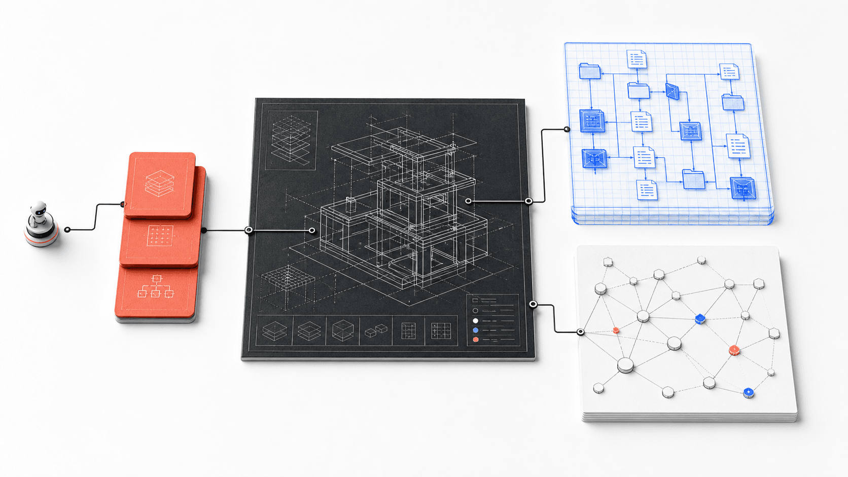 A Context Map carrying project goals, constraints, decisions, interfaces, and change paths across multiple AI sessions